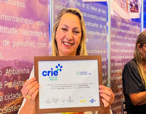 Nazaré Paulista é destaque na Feira do Empreendedor 2025, que segue até este sábado(18) na Expo Imigrantes SP