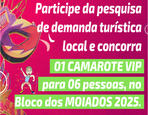 Participe da Pesquisa de Demanda Turística durante o Carnaval de Marchinhas 2025 de Nazaré Paulista!