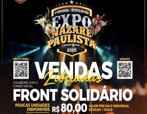 Front Solidário: VENDAS LIBERADAS